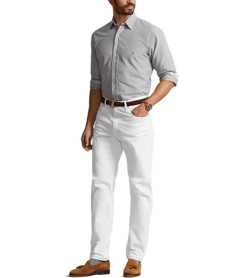 Polo Ralph Lauren Big & Tall Solid Oxford Long Sleeve Woven Shirt