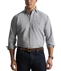 Polo Ralph Lauren Big & Tall Solid Oxford Long Sleeve Woven Shirt
