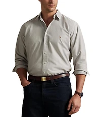 Polo Ralph Lauren Big & Tall Solid Oxford Long Sleeve Woven Shirt