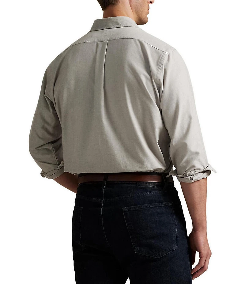 Polo Ralph Lauren Big & Tall Solid Oxford Long Sleeve Woven Shirt