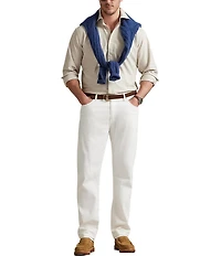 Polo Ralph Lauren Big & Tall Solid Oxford Long Sleeve Woven Shirt