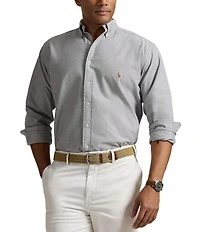 Polo Ralph Lauren Big & Tall Solid Oxford Long Sleeve Woven Shirt