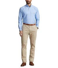 Polo Ralph Lauren Big & Tall Solid Oxford Performance Stretch Long Sleeve Woven Shirt