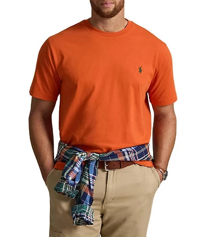 Polo Ralph Lauren Big & Tall Solid Short Sleeve T-Shirt