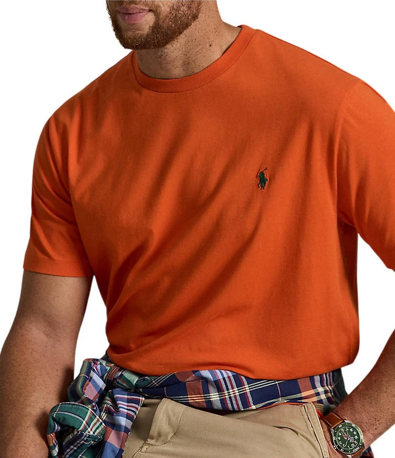 Polo Ralph Lauren Big & Tall Solid Short Sleeve T-Shirt