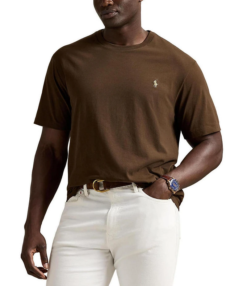Polo Ralph Lauren Big & Tall Solid Short Sleeve T-Shirt