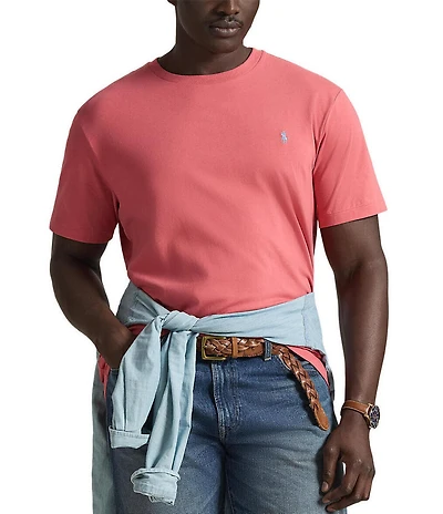 Polo Ralph Lauren Big & Tall Solid Short Sleeve T-Shirt
