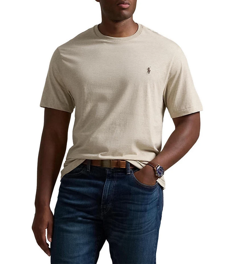 Polo Ralph Lauren Big & Tall Solid Short Sleeve T-Shirt