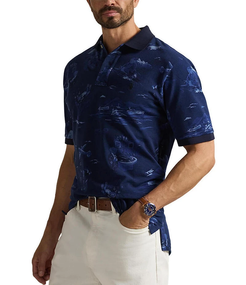 Polo Ralph Lauren Big & Tall Spy Bear Short Sleeve Polo Shirt