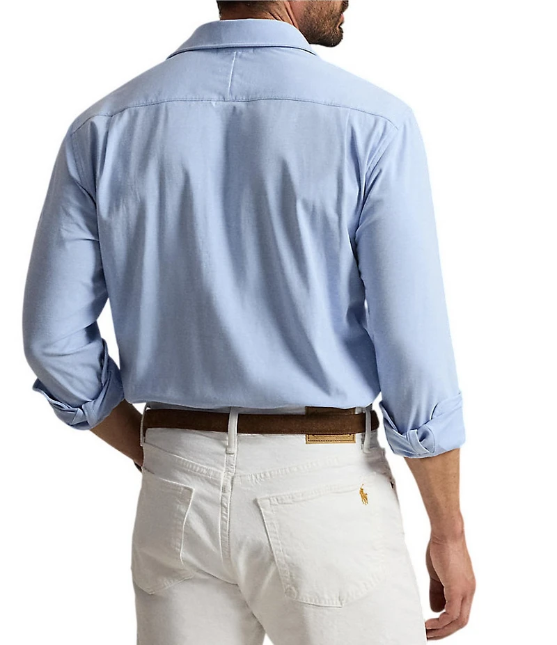 Polo Ralph Lauren Big & Tall Stretch Knit Oxford Long Sleeve Woven Shirt