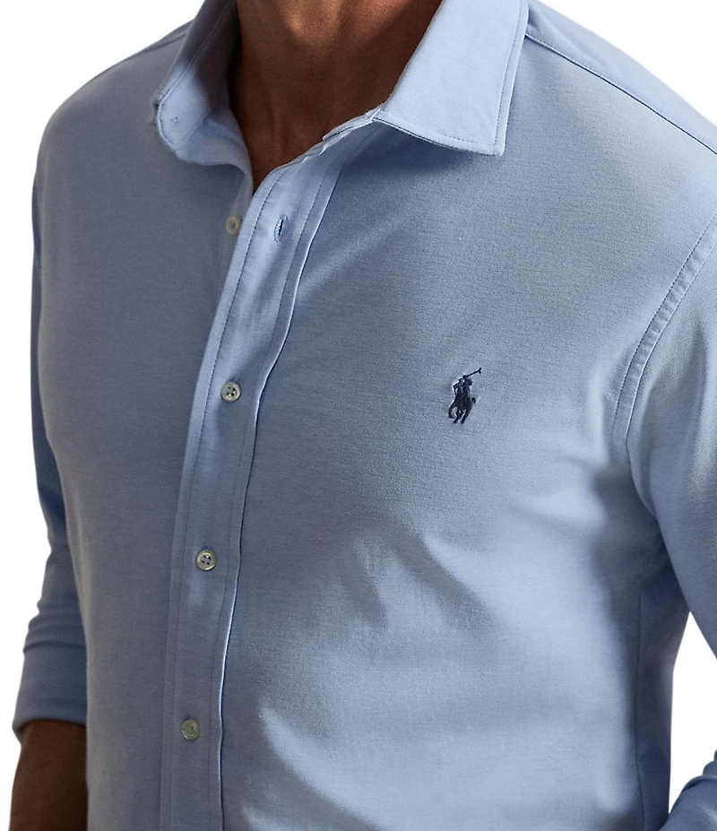 Polo Ralph Lauren Big & Tall Stretch Knit Oxford Long Sleeve Woven Shirt