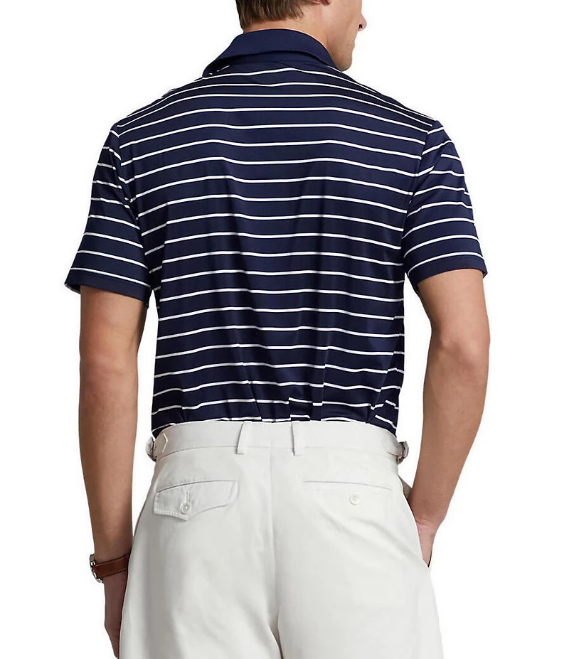 Polo Ralph Lauren Big & Tall Stripe Performance Stretch Short Sleeve Polo Shirt