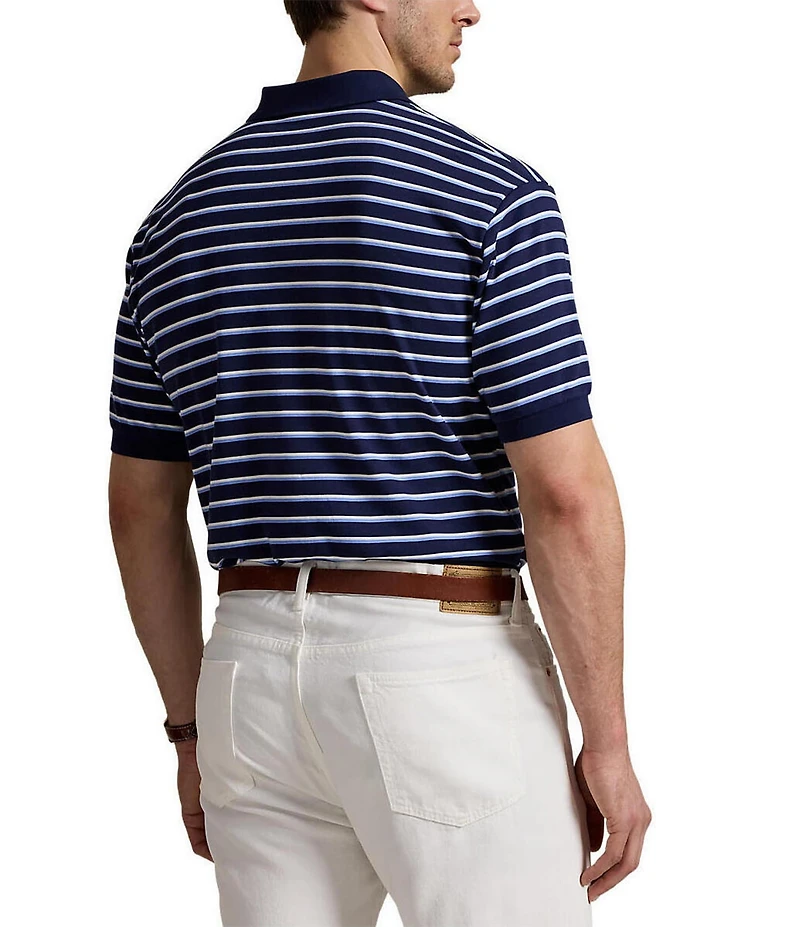 Polo Ralph Lauren Big & Tall Stripe Soft Cotton Short Sleeve Polo Shirt