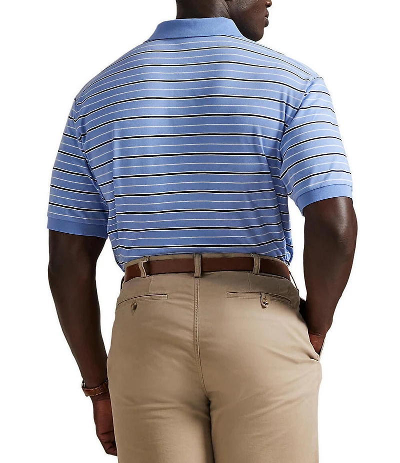Polo Ralph Lauren Big & Tall Stripe Soft Cotton Short Sleeve Polo Shirt