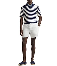 Polo Ralph Lauren Big & Tall Striped Pointelle-Ribbed Short Sleeve Polo Shirt