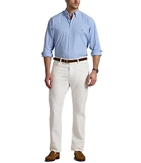 Polo Ralph Lauren Big & Tall Striped Stretch Poplin Long Sleeve Woven Shirt
