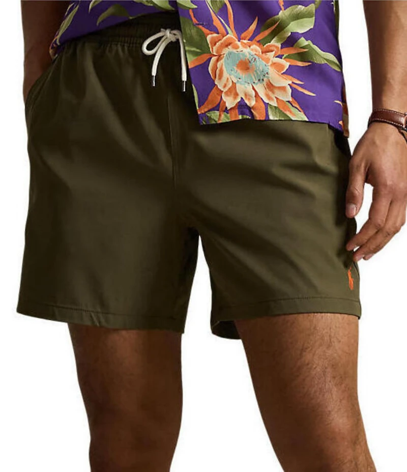 Polo Ralph Lauren Big & Tall Traveler 6.5#double; Inseam and 7.5#double; Inseam Swim Trunks