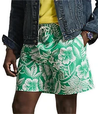 Polo Ralph Lauren Big & Tall Traveler Classic Fit Floral Print 6.5#double; Inseam and 7.5#double; Inseam Swim Trunks