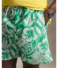 Polo Ralph Lauren Big & Tall Traveler Classic Fit Floral Print 6.5#double; Inseam and 7.5#double; Inseam Swim Trunks
