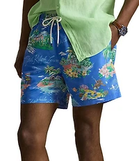 Polo Ralph Lauren Big & Tall Traveler Polo Bear 6.5#double; Inseam and 7.5#double; Inseam Swim Trunks