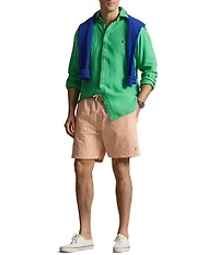 Polo Ralph Lauren Big & Tall Traveler Seersucker Stripe 6.5#double; Inseam and 7.5#double; Inseam Swim Trunks