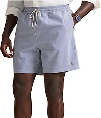 Polo Ralph Lauren Big & Tall Traveler Seersucker Stripe 6.5#double; Inseam and 7.5#double; Inseam Swim Trunks