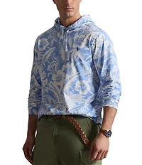 Polo Ralph Lauren Big & Tall Tropical Jersey Long Sleeve Hoodie T-Shirt