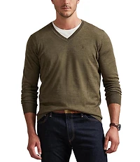 Polo Ralph Lauren Big & Tall Washable Wool V-Neck Sweater