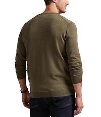 Polo Ralph Lauren Big & Tall Washable Wool V-Neck Sweater