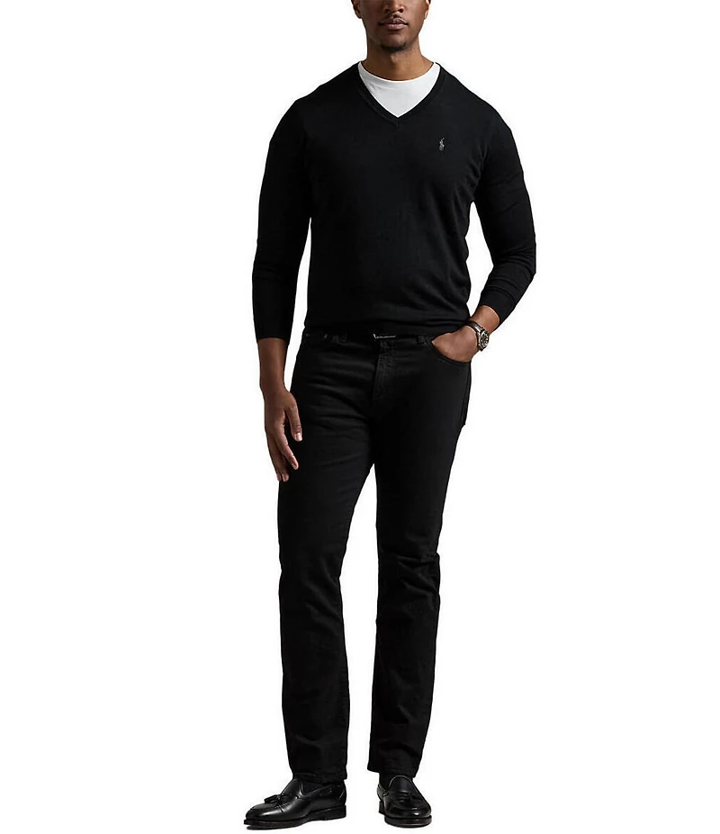 Polo Ralph Lauren Big & Tall Washable Wool V-Neck Sweater
