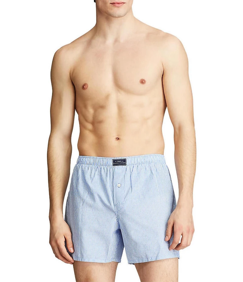 Polo Ralph Lauren Big & Tall Yarn-Dyed Stripe Boxer Shorts