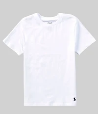 Polo Ralph Lauren Big Boys Short Sleeve Cotton Crew Undershirts 5-Pack