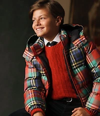 Polo Ralph Lauren Big Boys Long Sleeve Cable Knit Sweater