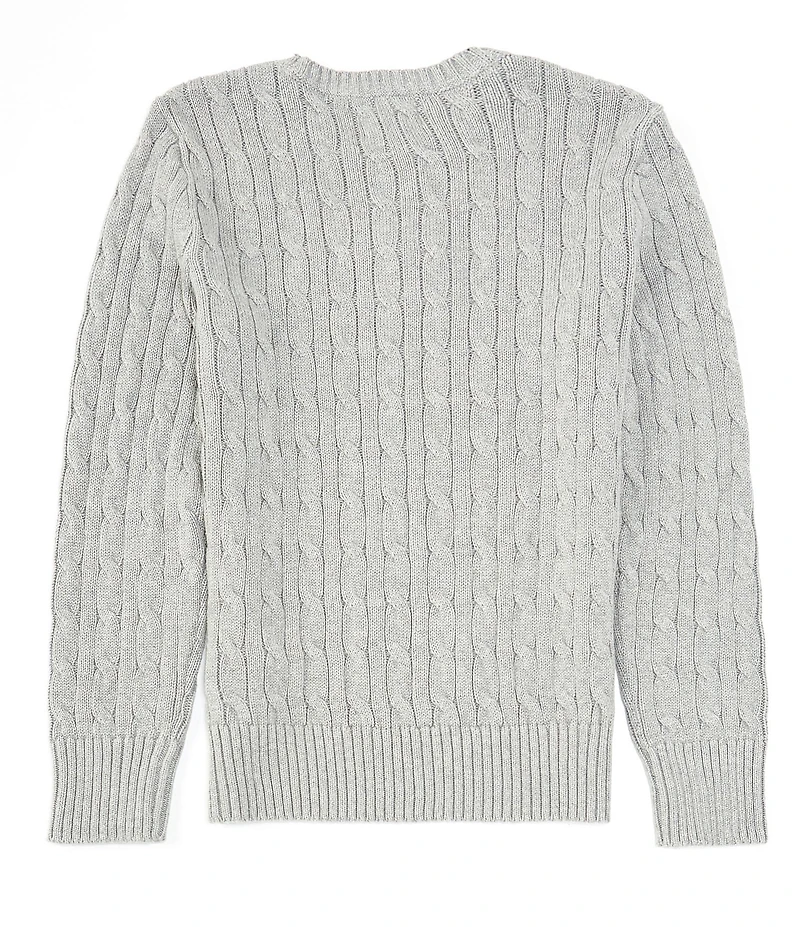 Polo Ralph Lauren Big Boys Long Sleeve Cable Knit Sweater