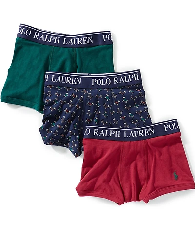 Polo Ralph Lauren Big Boys Cotton Stretch Boxer Brief 3-Pack