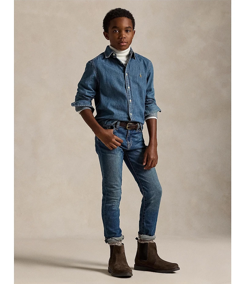 Polo Ralph Lauren Big Boys 8-20 Eldridge Skinny Stretch Jeans