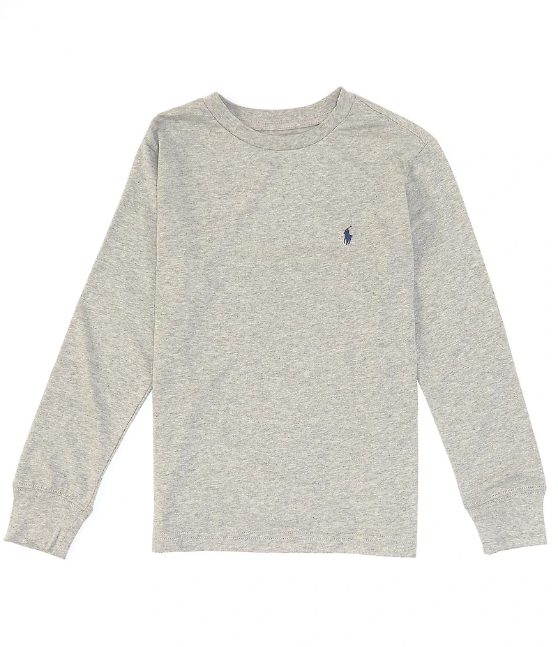 Polo Ralph Lauren Big Boys Long Sleeve Jersey Crew Neck T-Shirt