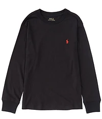 Polo Ralph Lauren Big Boys Long Sleeve Jersey Crew Neck T-Shirt