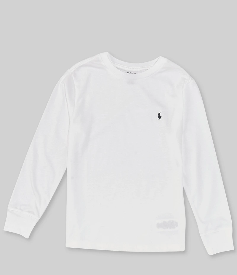 Polo Ralph Lauren Big Boys Long Sleeve Jersey Crew Neck T-Shirt