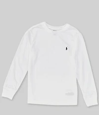 Polo Ralph Lauren Big Boys Long Sleeve Jersey Crew Neck T-Shirt