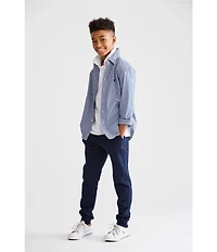 Polo Ralph Lauren Big Boys Long Sleeve Gingham Poplin Sportshirt