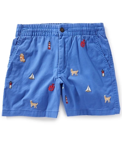 Polo Ralph Lauren Big Boys Polo Prepster Embroidered Chino Shorts