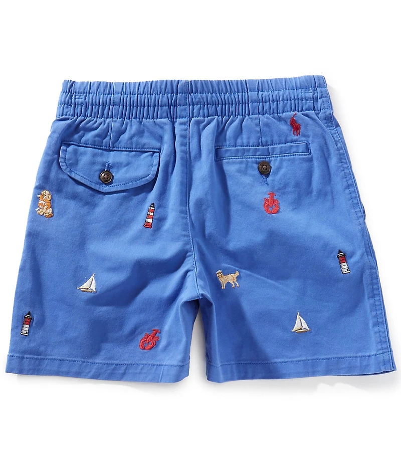 Polo Ralph Lauren Big Boys Polo Prepster Embroidered Chino Shorts