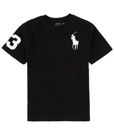 Polo Ralph Lauren Big Boys Short Sleeve Signature Big Pony Jersey T-Shirt