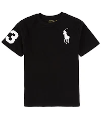 Polo Ralph Lauren Big Boys Short Sleeve Signature Big Pony Jersey T-Shirt