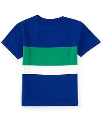 Polo Ralph Lauren Big Boys 8-20 Short Sleeve Chest-Stripe Jersey T-Shirt