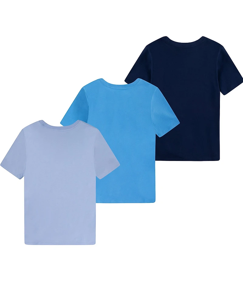 Polo Ralph Lauren Big Boys Short Sleeve Classic Crewneck T-Shirt 3-Pack