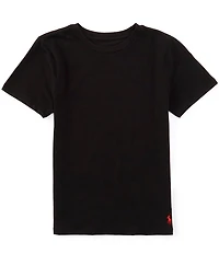 Polo Ralph Lauren Big Boys Short Sleeve Classic Crewneck T-Shirt 3-Pack