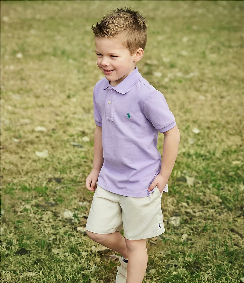 Polo Ralph Lauren Big Boys Short-Sleeve Classic-Fit Mesh Polo Shirt