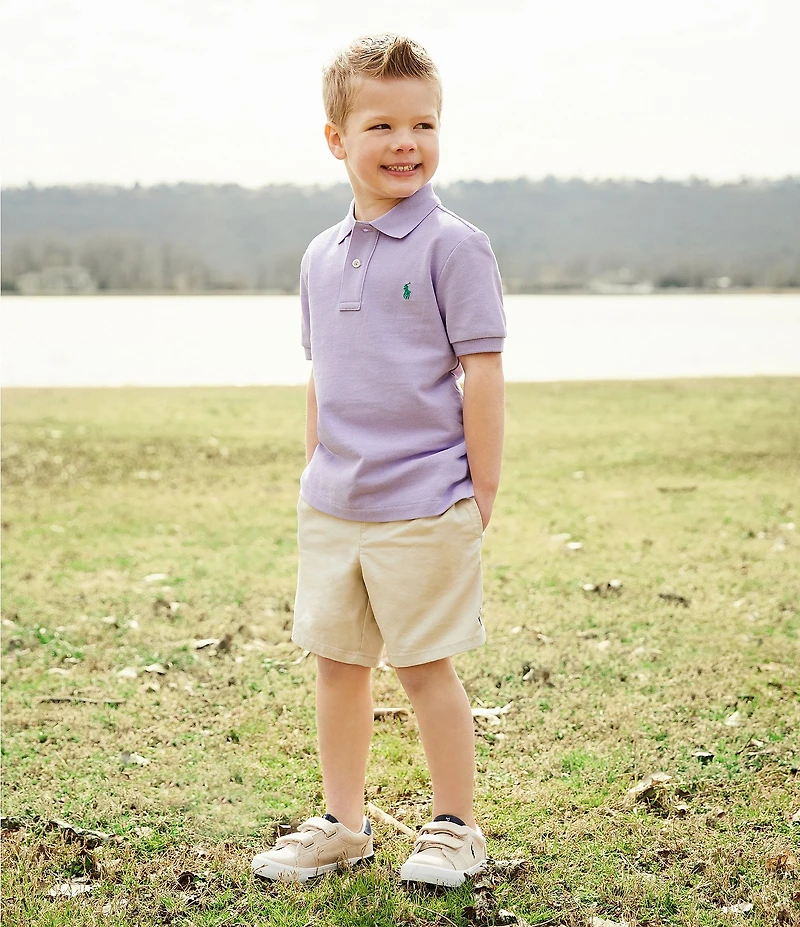 Polo Ralph Lauren Big Boys Short-Sleeve Classic-Fit Mesh Polo Shirt